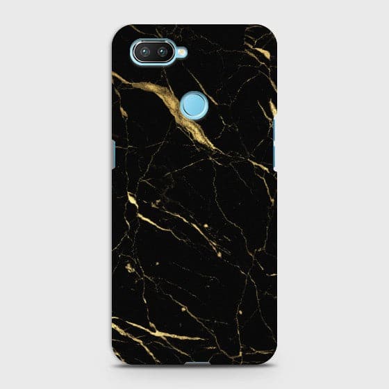 OPPO A5 Classic Golden Black Marble Case