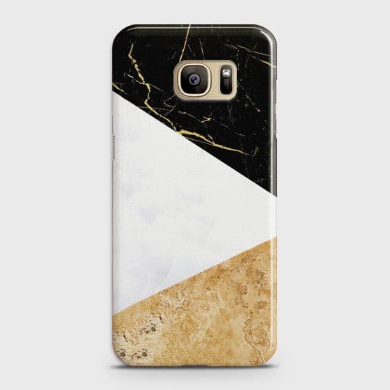 SAMSUNG GALAXY NOTE 7 Gold Marble collage Case