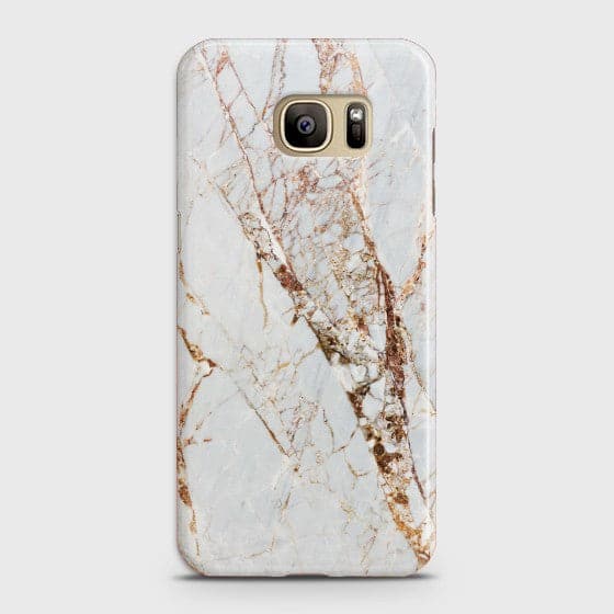 SAMSUNG GALAXY NOTE 7 White & Gold Marble Case