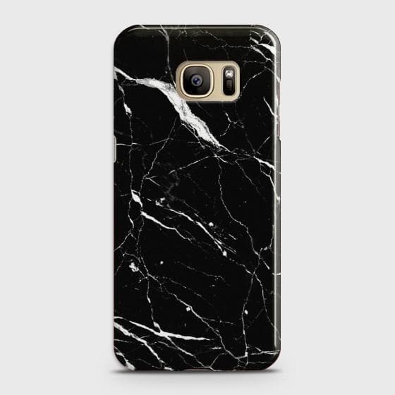 Samsung Galaxy Note 7 Trendy Black Marble design Case