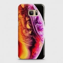 SAMSUNG GALAXY NOTE 7 Texture Colorful Moon Case