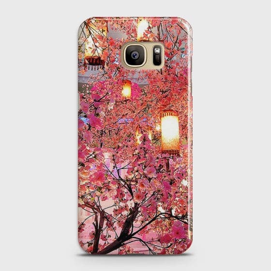 SAMSUNG GALAXY NOTE 7 Pink blossoms Lanterns Case