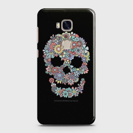 HUAWEI HONOR 5X Floral Skull Case