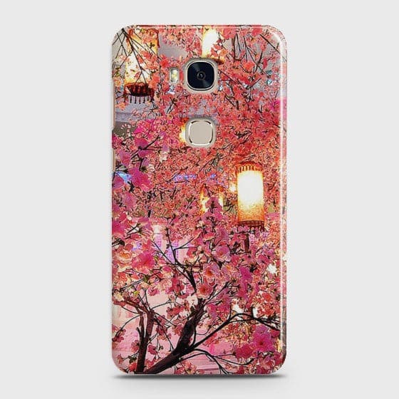 HUAWEI HONOR 5X Pink blossoms Lanterns Case
