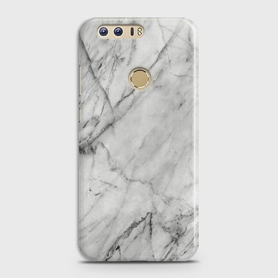 HUAWEI HONOR 8 Realistic White Marble Case