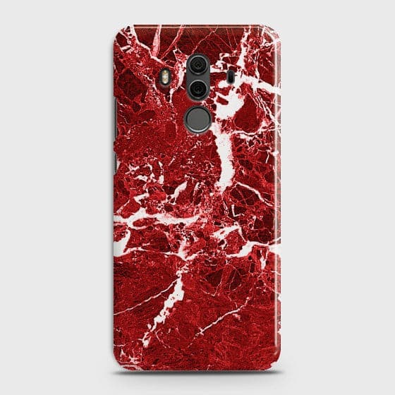 HUAWEI MATE 10 PRO Deep Red Marble Case