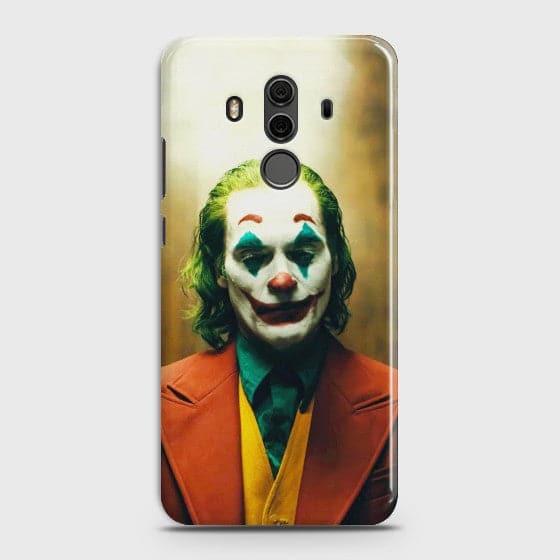 HUAWEI MATE 10 PRO Joaquin Phoenix Joker Premium Printed Glass soft Bumper Shock Proof Case  CS-21273