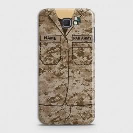 SAMSUNG GALAXY J7 PRIME 2 Army Costume With Custom Name Case