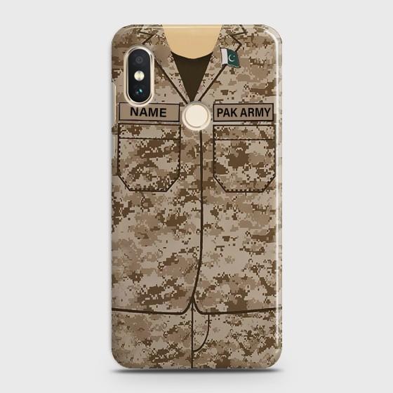 REDMI NOTE 5/NOTE 5 PRO Army Costume With Custom Name Case
