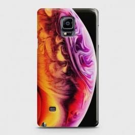 SAMSUNG GALAXY NOTE 4 Texture Colorful Moon Case