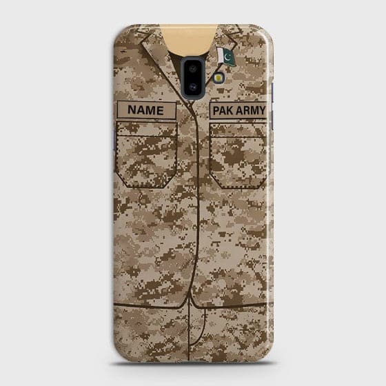 SAMSUNG GALAXY J6 PRIME Army Costume WIth Custom Name Case