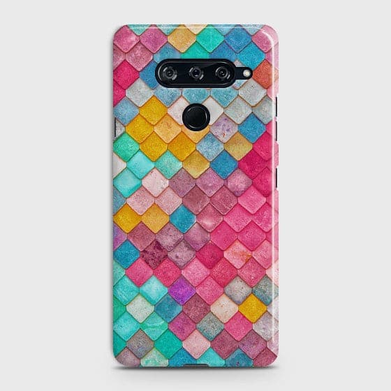 LG V40 Colorful Mermaid Scales Case