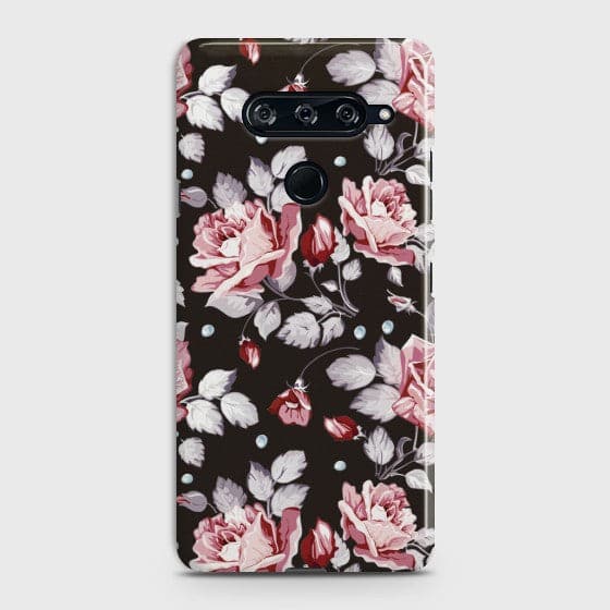 LG V40 Blush Rose Flowers Case