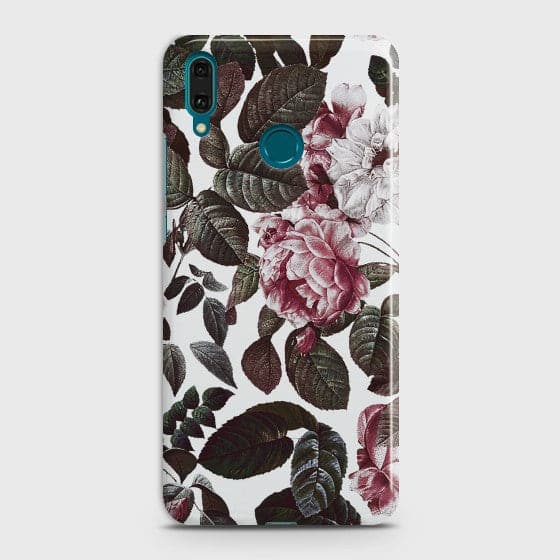 HUAWEI Y9 PRIME (2019) Shadow Blossom Vintage Flowers Case