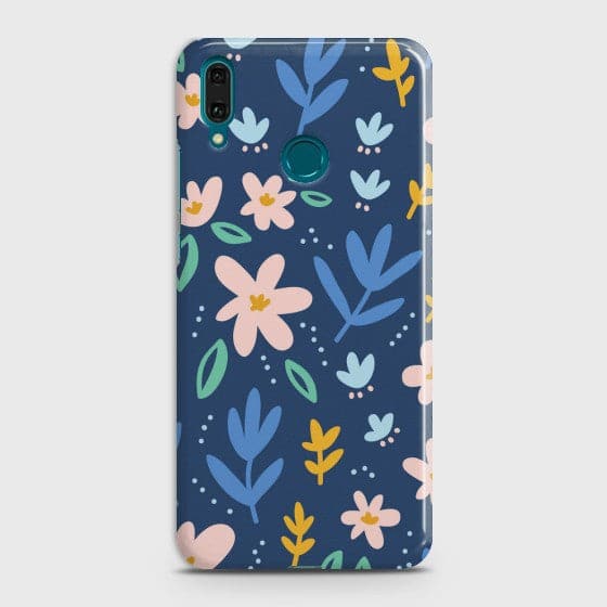 Huawei Y9 2019 Colorful Flowers Case
