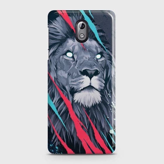 NOKIA 3.1 2018 Abstract Animated Lion Case