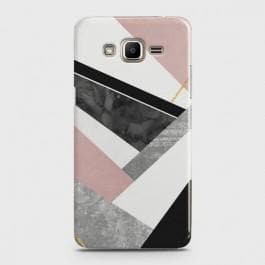 SAMSUNG GALAXY J2 PRIME Geometric Luxe Marble Case