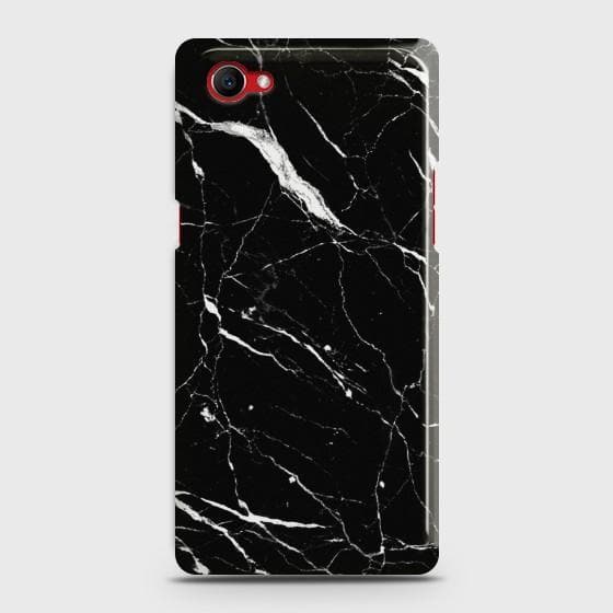 Oppo F7 Youth Trendy Black Marble Case