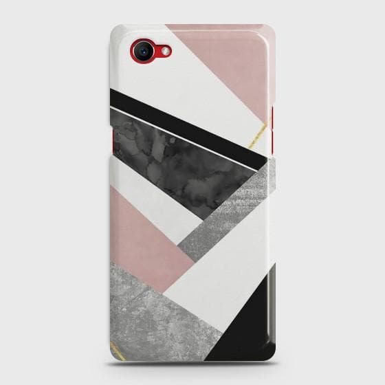 Oppo F7 Youth Geometric Luxe Marble Case