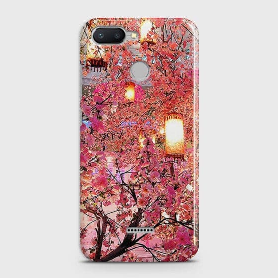 XIAOMI REDMI 6 Pink blossoms Lanterns Case