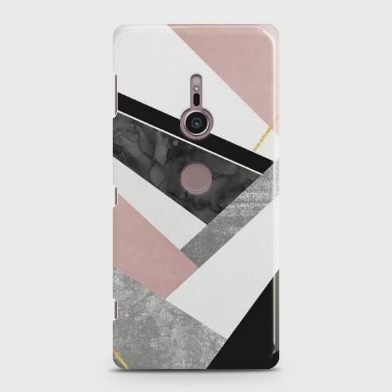 Sony Xperia XZ 3 Geometric Luxe Marble Case