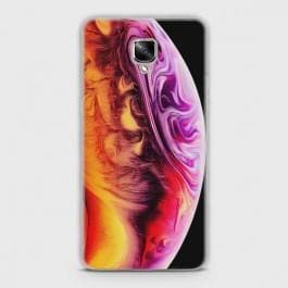 ONEPLUS 3/3T Texture Colorful Moon Case