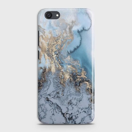 VIVO Y81I Golden Blue Marble Case