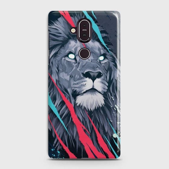 Nokia 8.1 Abstract Animated Lion Case
