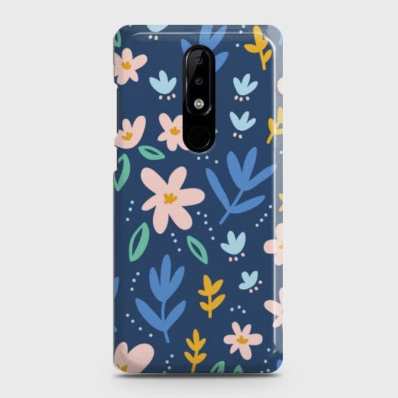 Nokia 3.1 Plus Colorful Flowers Case