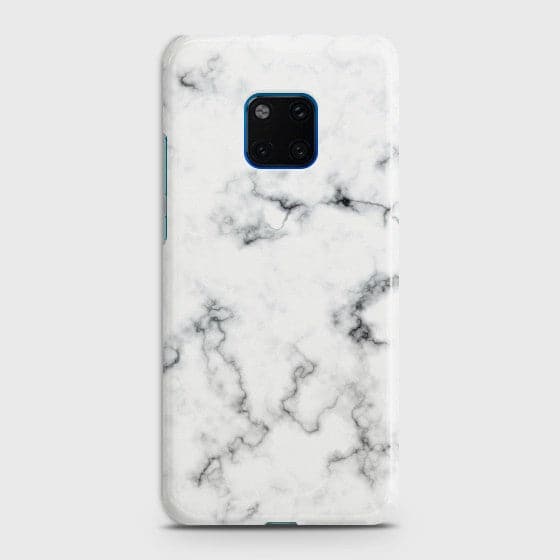 Huawei Mate 20 Pro White Liquid Marble Case