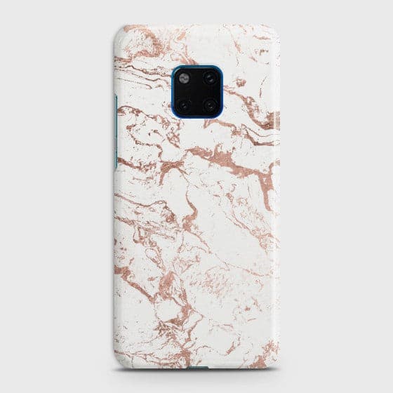 Huawei Mate 20 Pro Chick RoseGold Marble Case