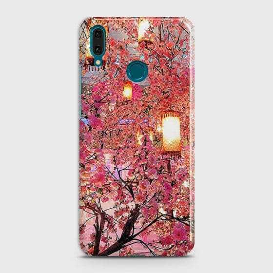 Huawei Honor Play Pink blossoms Lanterns Case