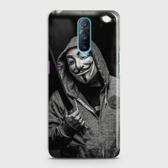 Oppo R17 Pro Anonymous Joker   Premium Printed Glass soft Bumper shock Proof Case CS-29179