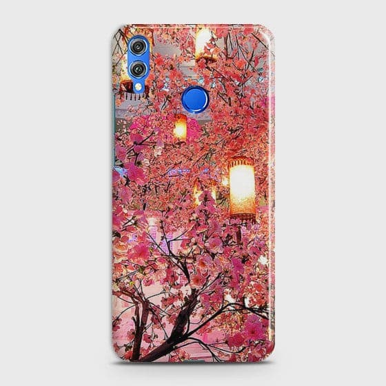 Huawei P Smart 2019 Pink blossoms Lanterns case