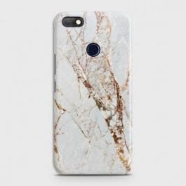 INFINIX NOTE 5 (X604) White & Gold Marble Case