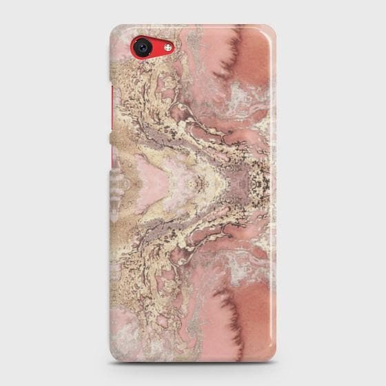 VIVO Y71 Trendy Chic Rose Gold Marble Case