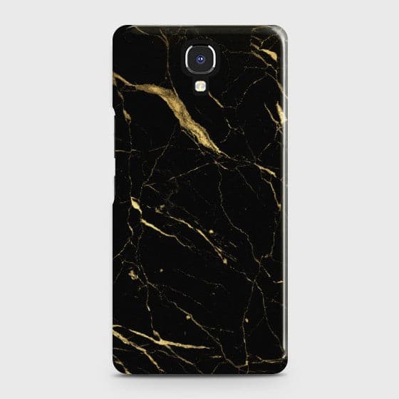 INFINIX NOTE 4 (X572) Classic Golden Black Marble Case