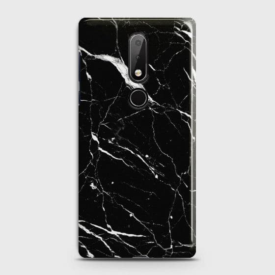 NOKIA 6.1 PLUS (NOKIA X6) Trendy Black Marble Case