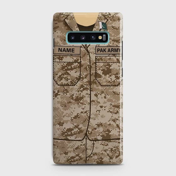 SAMSUNG GALAXY S10 Army Costume WIth Custom Name  ARBAZ - Premium Printed Case CS-28412