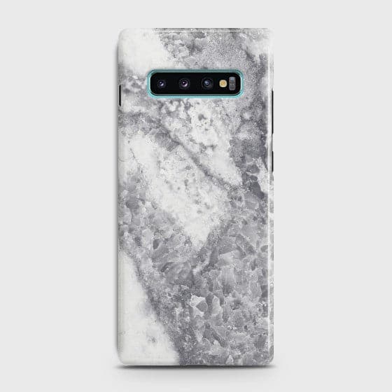 Samsung Galaxy S10E Real Crystals Marble Case