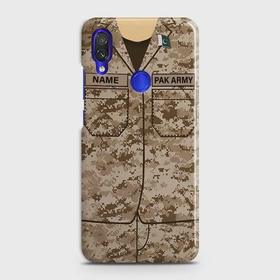 XIAOMI REDMI NOTE 7 PRO Army Costume with Name Case
