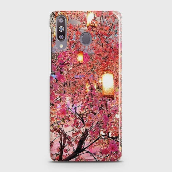 SAMSUNG GALAXY M30 Pink blossoms Lanterns Case