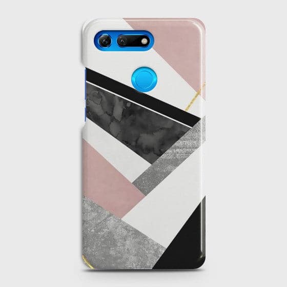 HUAWEI HONOR VIEW 20 Geometric Luxe Marble Case
