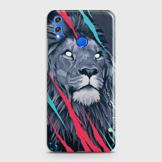 HUAWEI P SMART 2019 Abstract Animated Lion Case