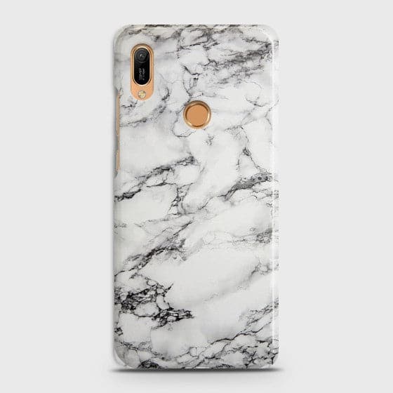 HUAWEI Y6 PRO 2019 Trendy White Marble Case