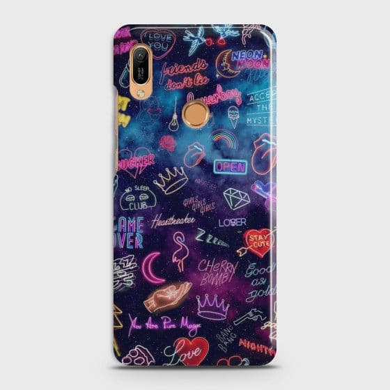HUAWEI Y6 PRO 2019 Neon Galaxy Case