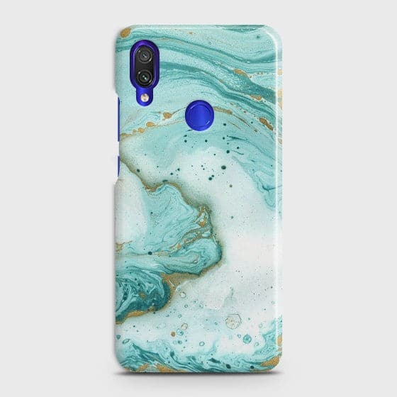 XIAOMI REDMI 7 Aqua Blue Marble Customized Case