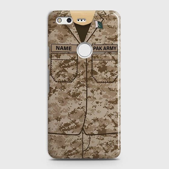 GOOGLE PIXEL XL Army Costume with custom name Case