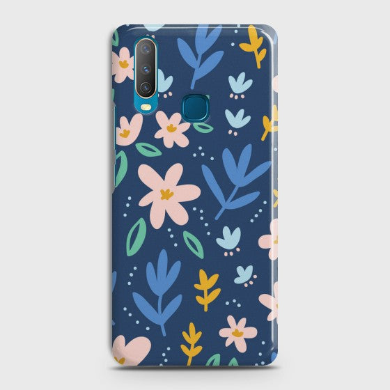 VIVO Y15 Colorful Flowers Premium Printed hard case Case CS-28734