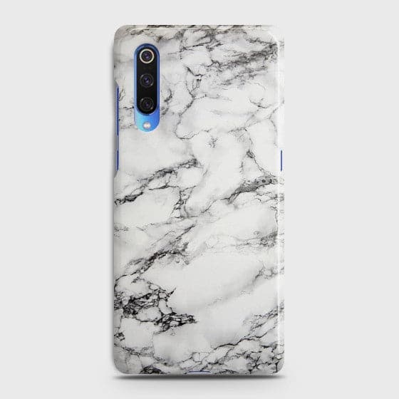 XIAOMI MI 9 Trendy White Marble Hard Case CS-27563